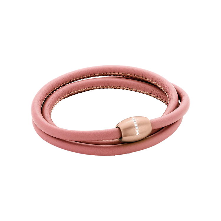 Zenubia Schmuck AG ➤ Armband - 51604331 ➤ Edelstahl rosé beschichtet, Leder /  ➤ Xen ➤ online bei Zenubia in Winterthur kaufen ➤ sofort lieferbar