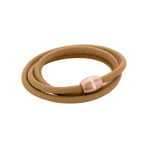 Zenubia Schmuck AG ➤ Armband - 51604341 ➤ Edelstahl rosé beschichtet, Leder /  ➤ Xen ➤ online bei Zenubia in Winterthur kaufen ➤ sofort lieferbar