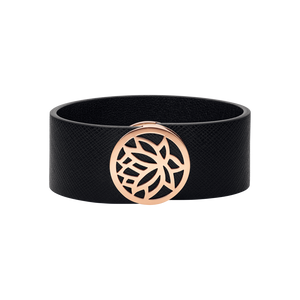 Zenubia Schmuck AG ➤ Armband - 51608611 ➤ Edelstahl rosé beschichtet, Leder /  ➤ Xen ➤ online bei Zenubia in Winterthur kaufen ➤ sofort lieferbar