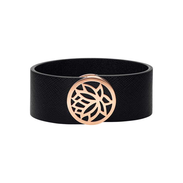 Zenubia Schmuck AG ➤ Armband - 51608611 ➤ Edelstahl rosé beschichtet, Leder /  ➤ Xen ➤ online bei Zenubia in Winterthur kaufen ➤ sofort lieferbar