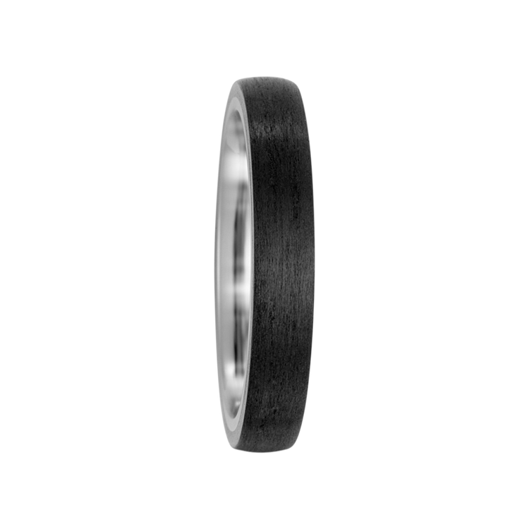 Zenubia Schmuck AG ➤ Titan, Carbon Ring ➤ Carbon, Titan / silber, schwarz ➤ Titanfactory ➤ online bei Zenubia in Winterthur kaufen ➤ sofort lieferbar