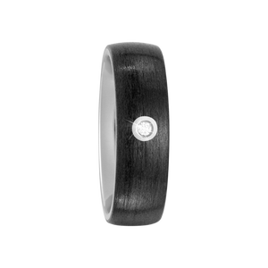 Zenubia Schmuck AG ➤ Titan, Carbon Ring ➤ Carbon, Titan / silber, schwarz ➤ Titanfactory ➤ online bei Zenubia in Winterthur kaufen ➤ sofort lieferbar