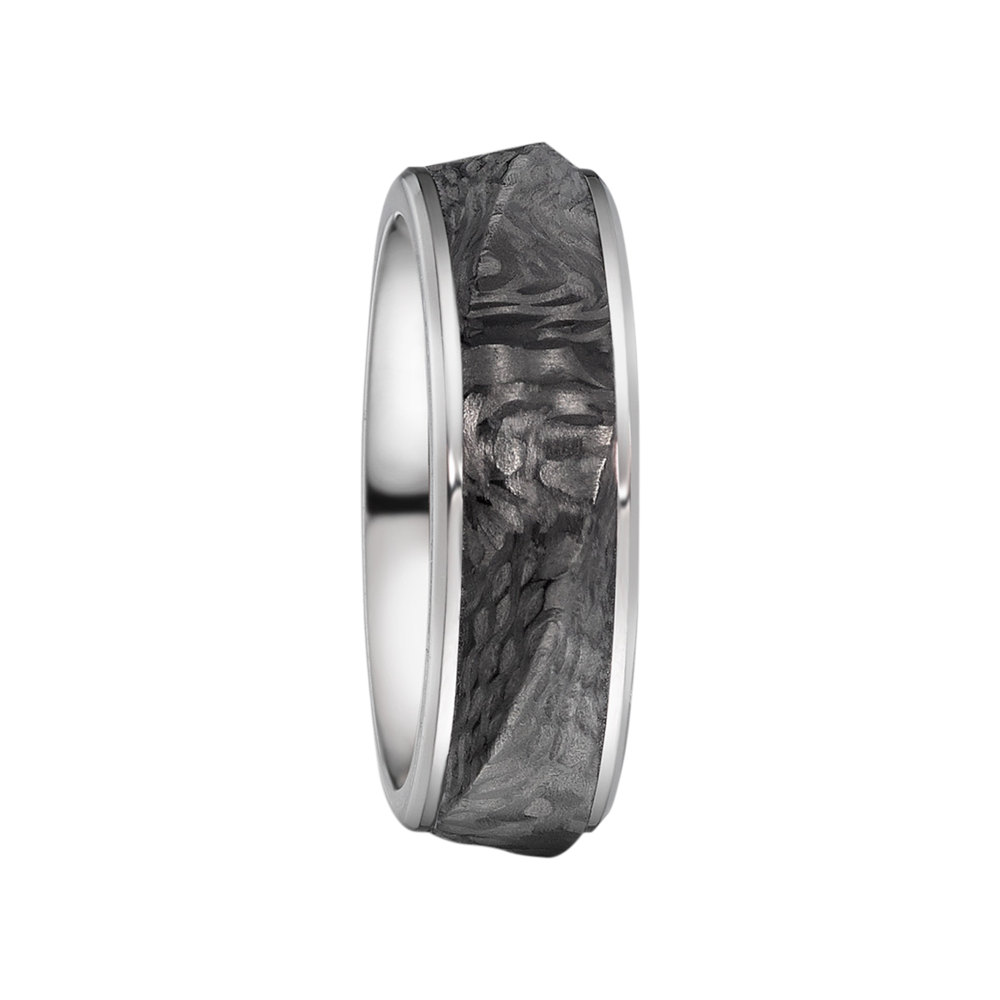 Zenubia Schmuck AG ➤ Titan, Carbon Ring ➤ Carbon, Titan / silber, schwarz ➤ Titanfactory ➤ online bei Zenubia in Winterthur kaufen ➤ sofort lieferbar