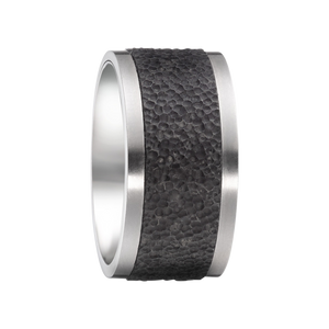 Zenubia Schmuck AG ➤ Carbon, Titan Ring ➤ Carbon, Titan / silber, schwarz ➤ Titanfactory ➤ online bei Zenubia in Winterthur kaufen ➤ sofort lieferbar