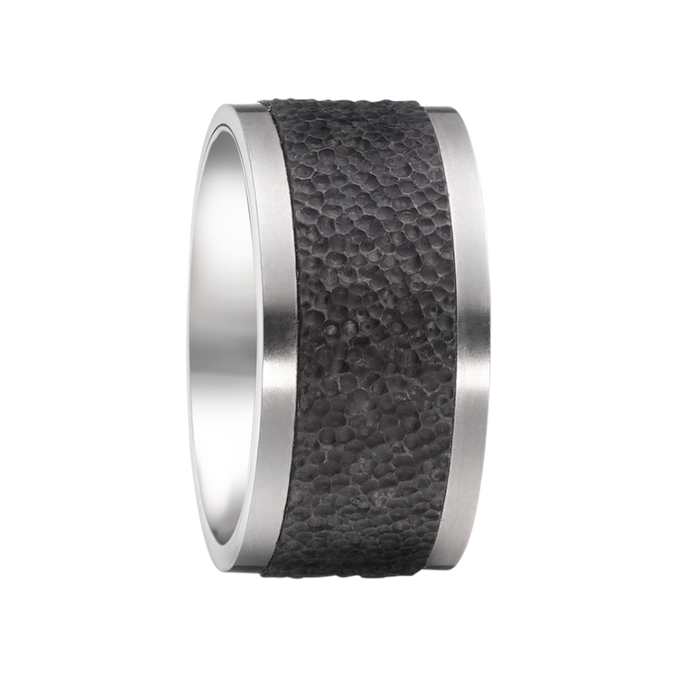 Zenubia Schmuck AG ➤ Carbon, Titan Ring ➤ Carbon, Titan / silber, schwarz ➤ Titanfactory ➤ online bei Zenubia in Winterthur kaufen ➤ sofort lieferbar