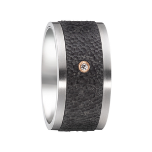 Zenubia Schmuck AG ➤ Carbon, Titan, 750/18 K Rotgold Ring ➤ Carbon, Titan, Rotgold / silber, schwarz, rosé ➤ Titanfactory ➤ online bei Zenubia in Winterthur kaufen ➤ sofort lieferbar