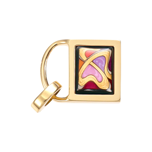 Zenubia Schmuck AG ➤ Charm Victoria's Bag »AM 493VB1/332« ➤ 999er Gold-Dekor, Feueremail / gold ➤ Frey Wille ➤ online bei Zenubia in Winterthur kaufen ➤ sofort lieferbar