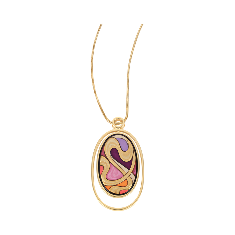 Zenubia Schmuck AG ➤ Anhänger Waterdrop »AM 493WD1/442« ➤ 999er Gold-Dekor, Feueremail / gold ➤ Frey Wille ➤ online bei Zenubia in Winterthur kaufen ➤ sofort lieferbar