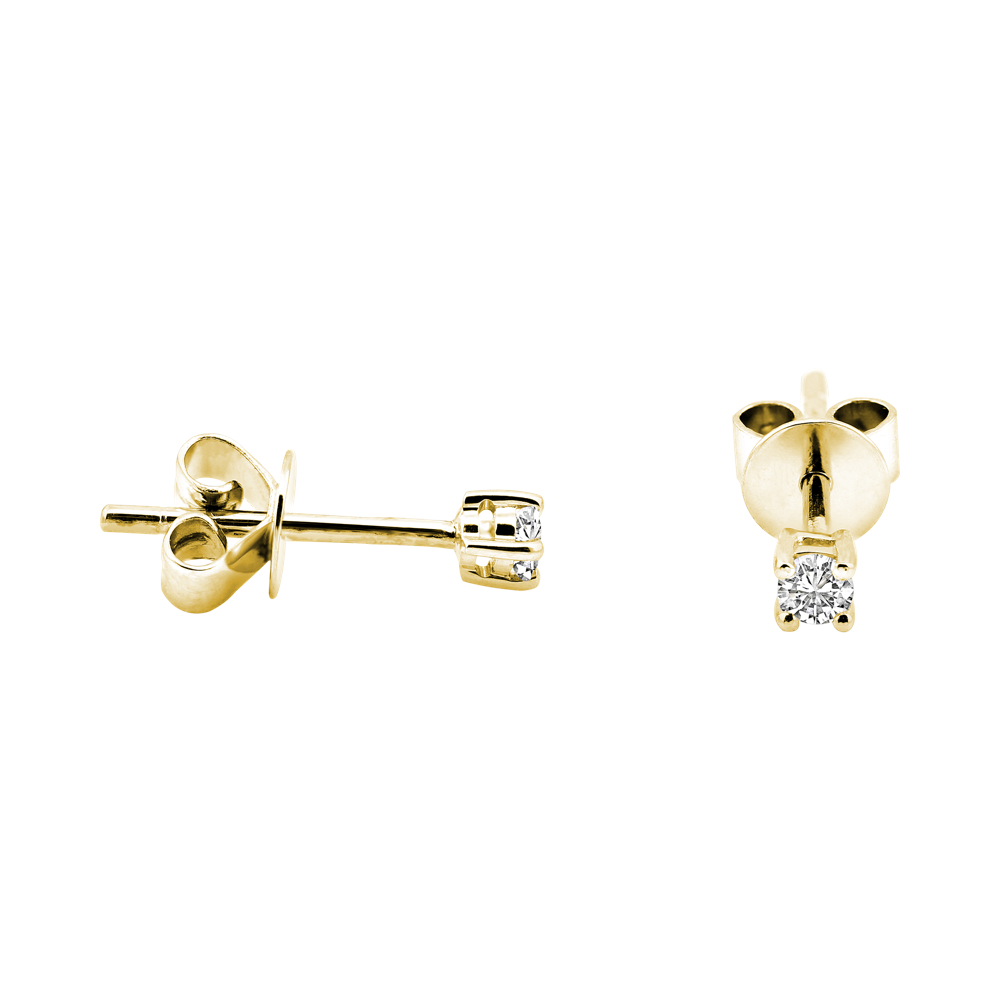 Zenubia Schmuck AG ➤ Diamant Ohrstecker »OS-01« ➤ Gelbgold, Weissgold, Roségold / gold, silber, rosé ➤ Zenubia ➤ online bei Zenubia in Winterthur kaufen ➤ sofort lieferbar