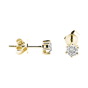 Zenubia Schmuck AG ➤ Diamant Ohrstecker »OS-02« ➤ Gelbgold, Weissgold, Roségold / gold, silber, rosé ➤ Zenubia ➤ online bei Zenubia in Winterthur kaufen ➤ sofort lieferbar