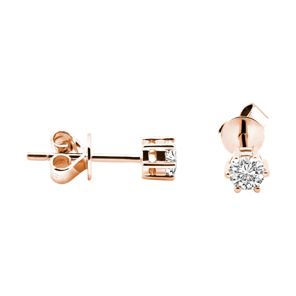 Zenubia Schmuck AG ➤ Diamant Ohrstecker »OS-02« ➤ Gelbgold, Weissgold, Roségold / gold, silber, rosé ➤ Zenubia ➤ online bei Zenubia in Winterthur kaufen ➤ sofort lieferbar