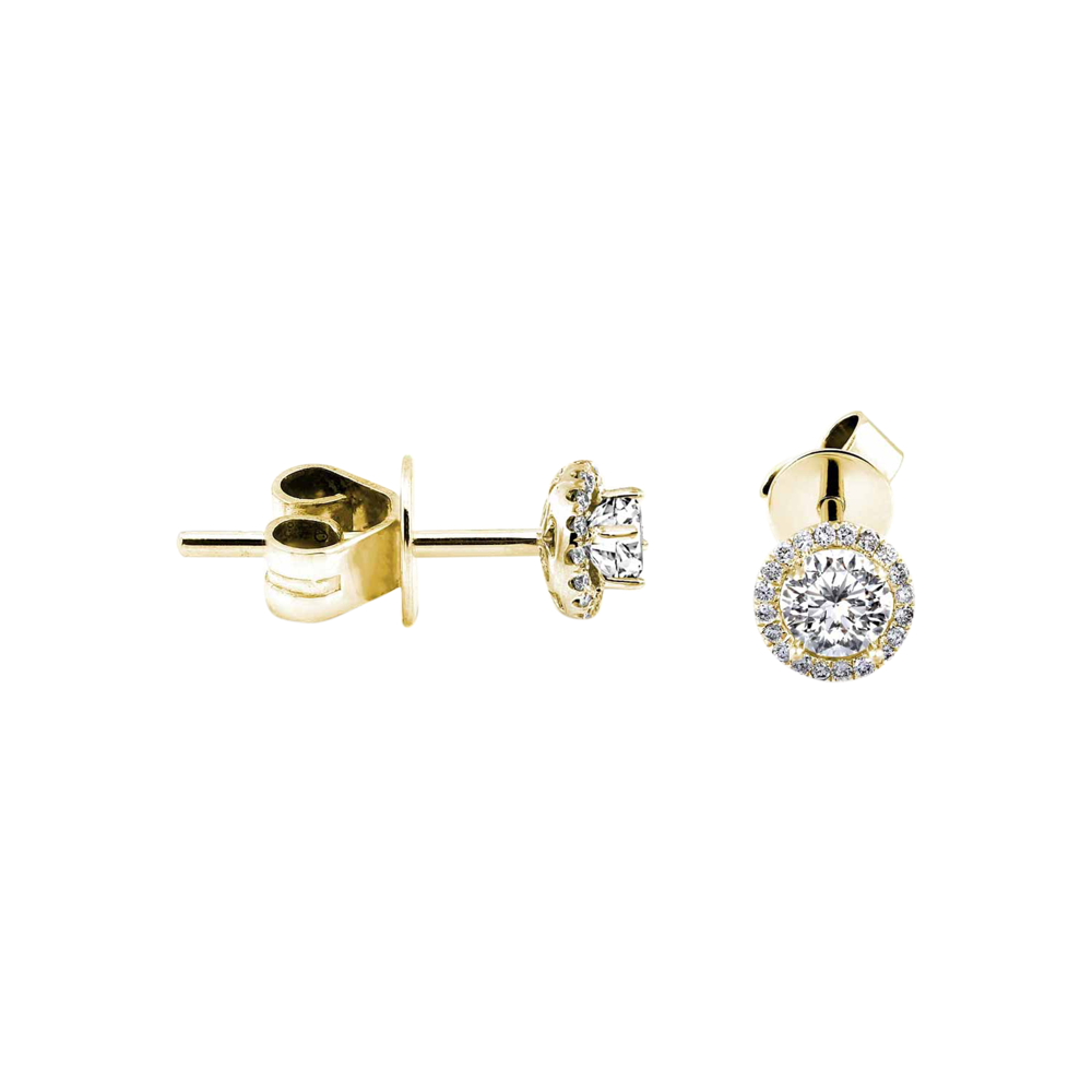 Zenubia Schmuck AG ➤ Diamant Ohrstecker »OS-04« ➤ Gelbgold, Weissgold, Roségold / gold, silber, rosé ➤ Zenubia ➤ online bei Zenubia in Winterthur kaufen ➤ sofort lieferbar