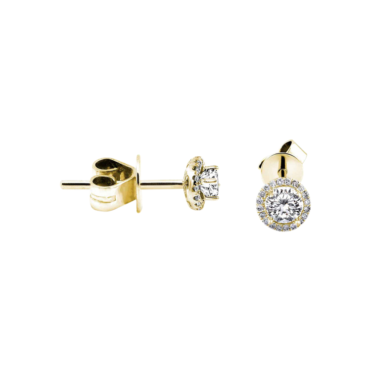 Zenubia Schmuck AG ➤ Diamant Ohrstecker »OS-04« ➤ Gelbgold, Weissgold, Roségold / gold, silber, rosé ➤ Zenubia ➤ online bei Zenubia in Winterthur kaufen ➤ sofort lieferbar