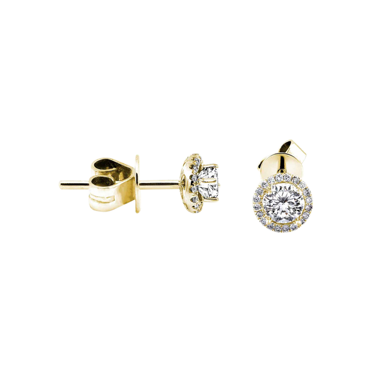 Zenubia Schmuck AG ➤ Diamant Ohrstecker »OS-04« ➤ Gelbgold, Weissgold, Roségold / gold, silber, rosé ➤ Zenubia ➤ online bei Zenubia in Winterthur kaufen ➤ sofort lieferbar