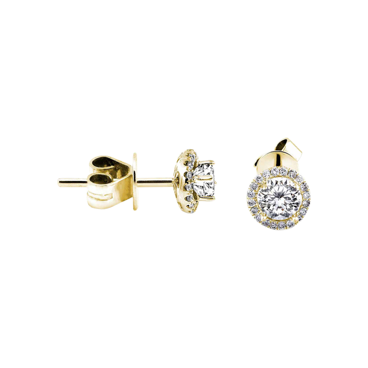 Zenubia Schmuck AG ➤ Diamant Ohrstecker »OS-04« ➤ Gelbgold, Weissgold, Roségold / gold, silber, rosé ➤ Zenubia ➤ online bei Zenubia in Winterthur kaufen ➤ sofort lieferbar