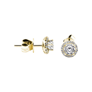 Zenubia Schmuck AG ➤ Diamant Ohrstecker »OS-04« ➤ Gelbgold, Weissgold, Roségold / gold, silber, rosé ➤ Zenubia ➤ online bei Zenubia in Winterthur kaufen ➤ sofort lieferbar