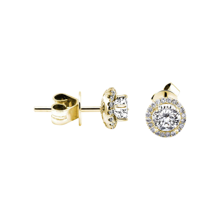 Zenubia Schmuck AG ➤ Diamant Ohrstecker »OS-04« ➤ Gelbgold, Weissgold, Roségold / gold, silber, rosé ➤ Zenubia ➤ online bei Zenubia in Winterthur kaufen ➤ sofort lieferbar