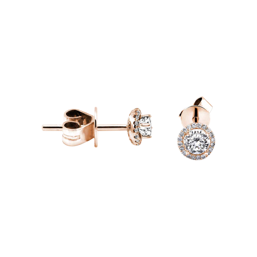 Zenubia Schmuck AG ➤ Diamant Ohrstecker »OS-04« ➤ Gelbgold, Weissgold, Roségold / gold, silber, rosé ➤ Zenubia ➤ online bei Zenubia in Winterthur kaufen ➤ sofort lieferbar