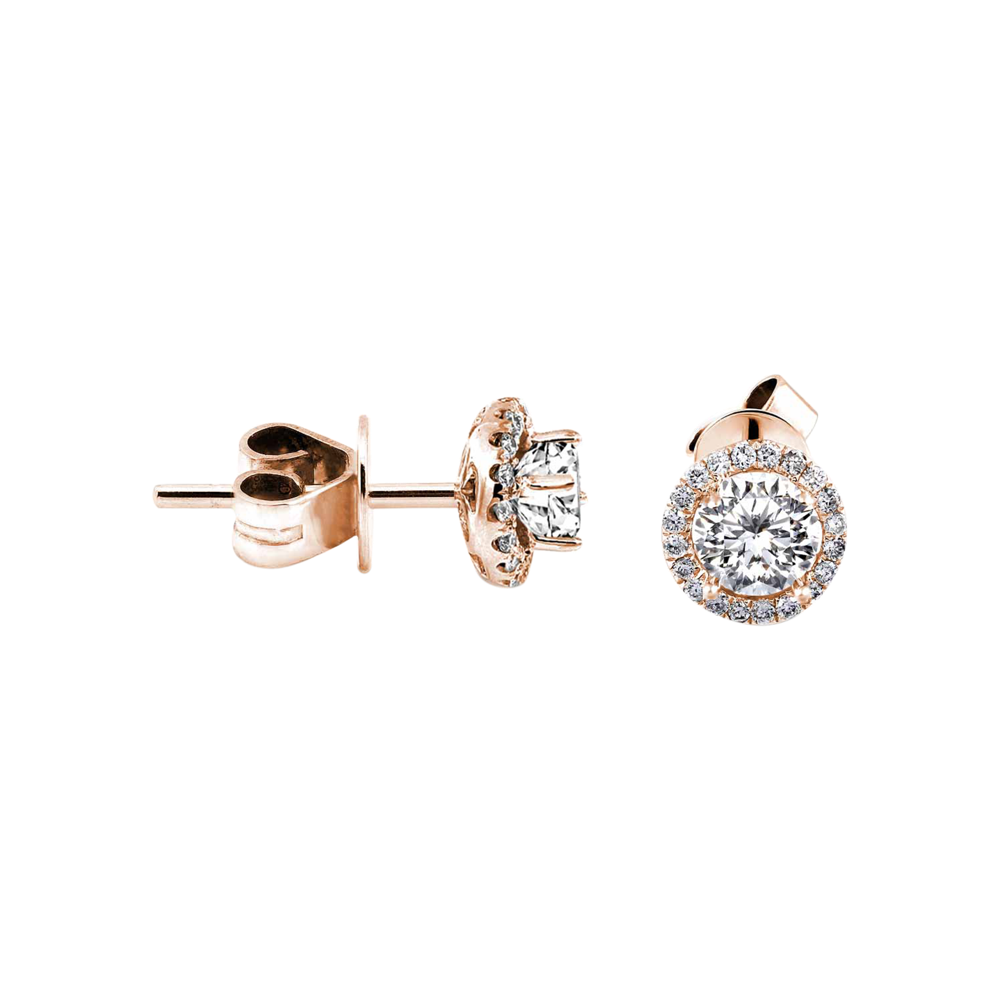 Zenubia Schmuck AG ➤ Diamant Ohrstecker »OS-04« ➤ Gelbgold, Weissgold, Roségold / gold, silber, rosé ➤ Zenubia ➤ online bei Zenubia in Winterthur kaufen ➤ sofort lieferbar