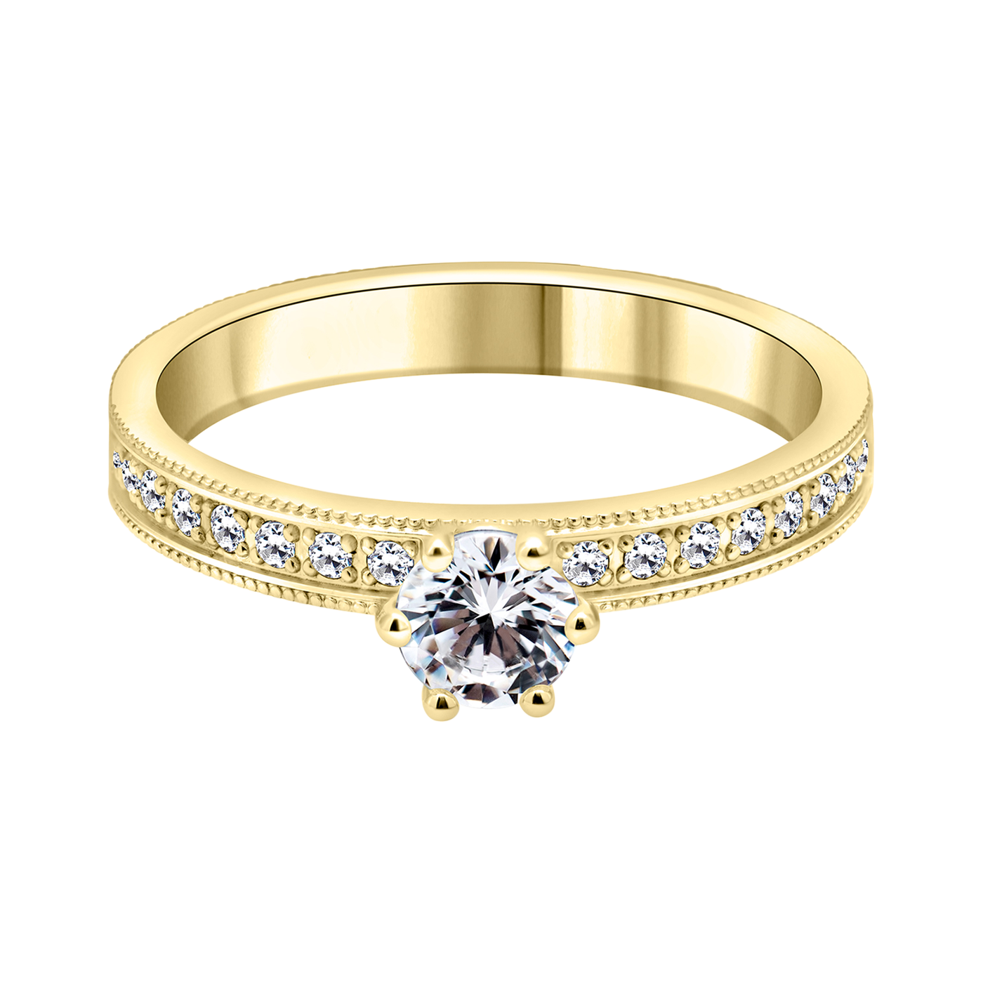 Zenubia Schmuck AG ➤ Verlobungsring Fabienne ➤ Gelbgold, Weissgold, Roségold / gold, silber, rosé ➤ Zenubia ➤ online bei Zenubia in Winterthur kaufen ➤ sofort lieferbar