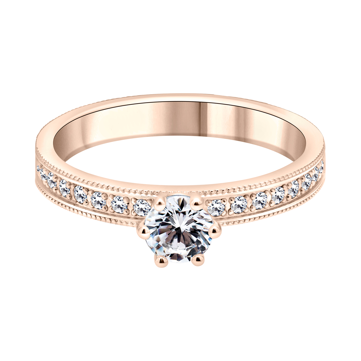 Zenubia Schmuck AG ➤ Verlobungsring Fabienne ➤ Gelbgold, Weissgold, Roségold / gold, silber, rosé ➤ Zenubia ➤ online bei Zenubia in Winterthur kaufen ➤ sofort lieferbar